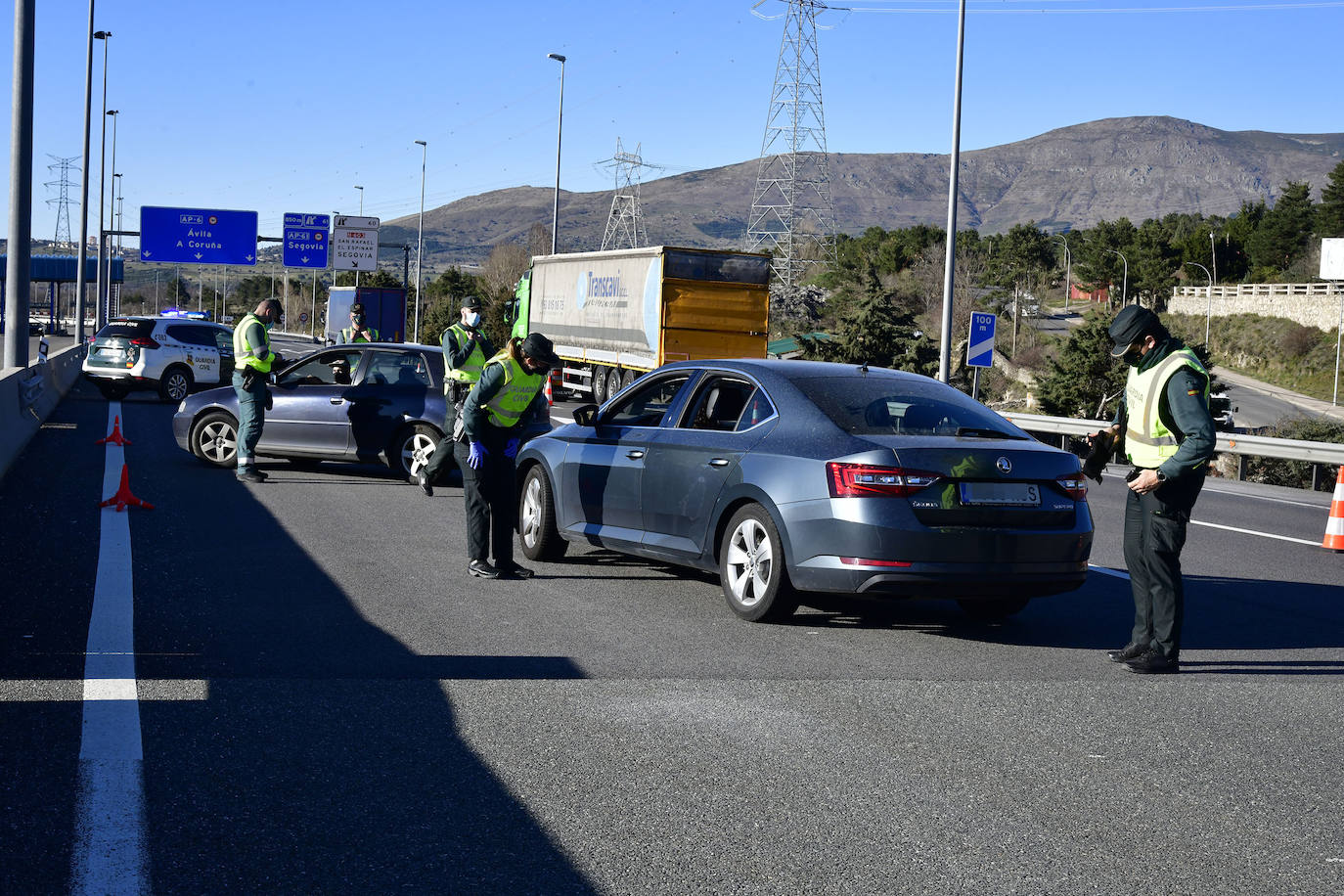 Controles policiales con motivo del cierre perimetral 