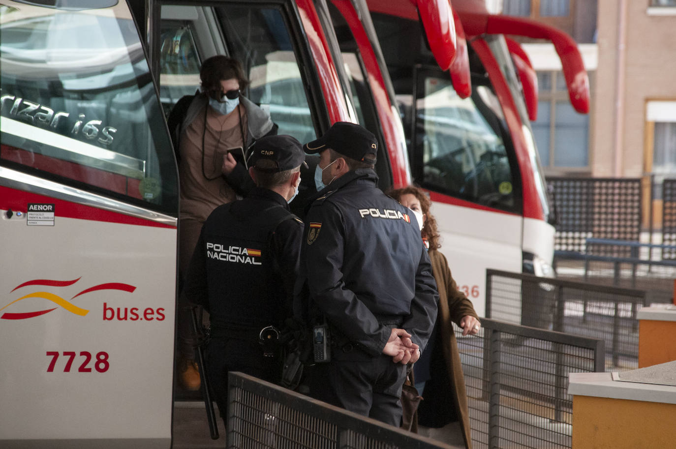 Controles policiales con motivo del cierre perimetral 