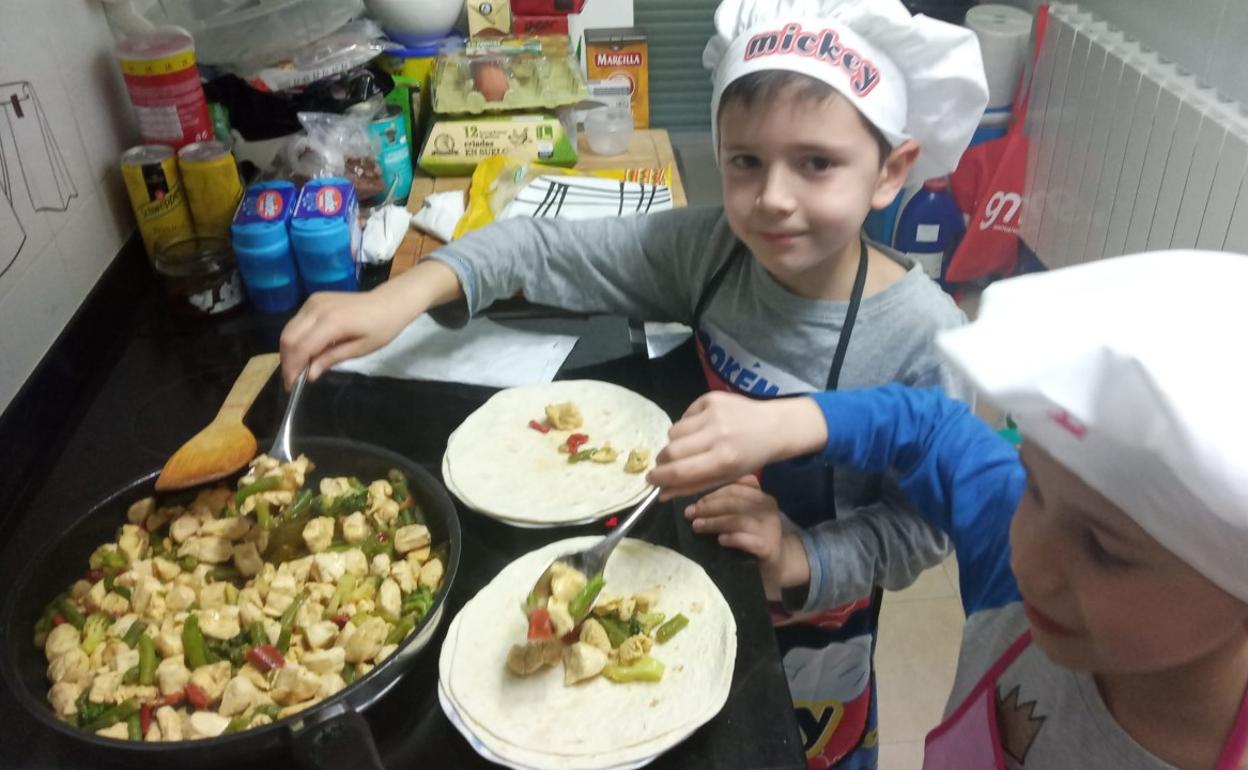 Recetario Degusta: Fajitas en versión infantil