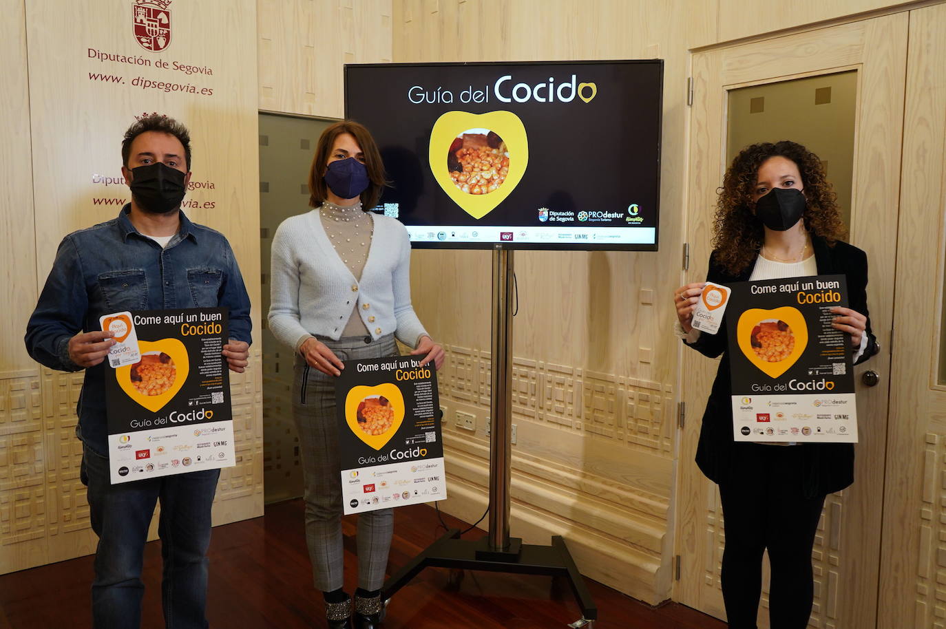 Presentación de la Guía del Cocido, en la que participan 44 restaurantes de Segovia. 