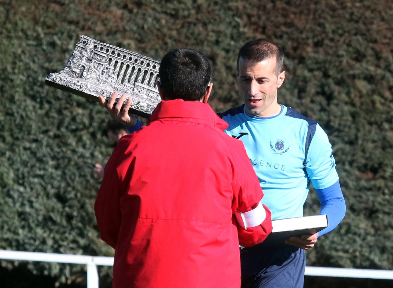 Encuentro de la tercera división entre la Granja y la Gimnástica 