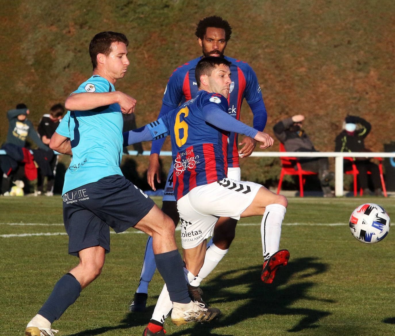 Encuentro de la tercera división entre la Granja y la Gimnástica 