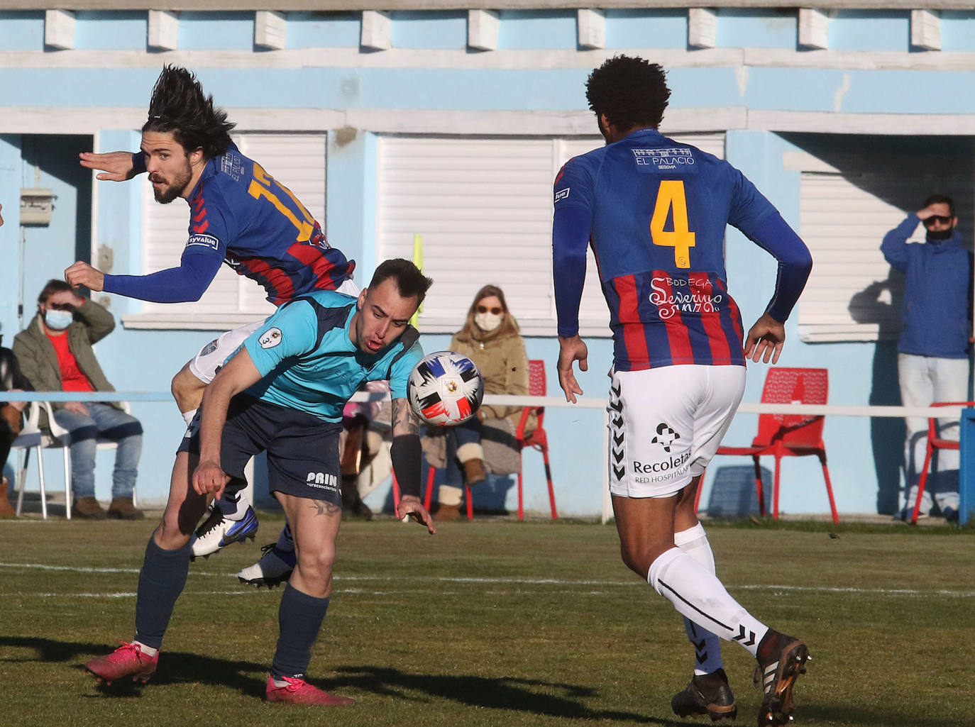 Encuentro de la tercera división entre la Granja y la Gimnástica 