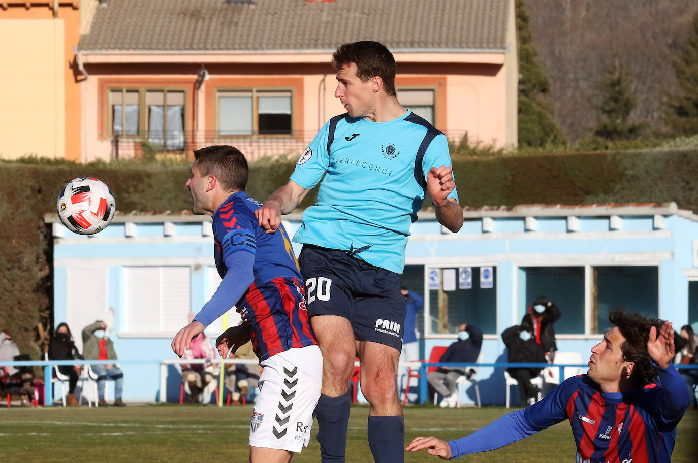 Encuentro de la tercera división entre la Granja y la Gimnástica 