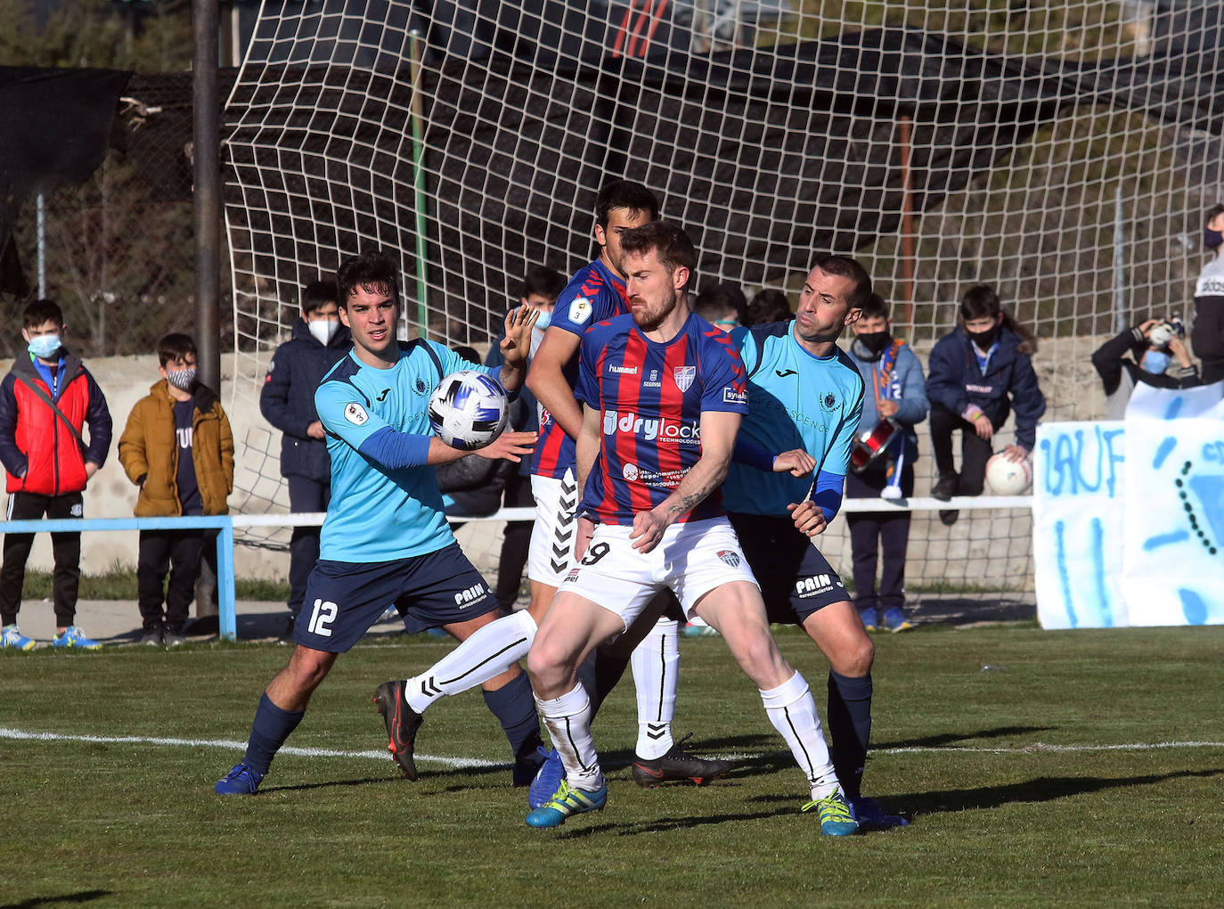 Encuentro de la tercera división entre la Granja y la Gimnástica 