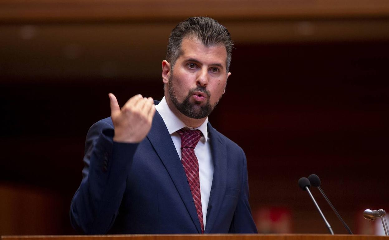 Luis Tudanca, secretario general del PSOE en Castilla y León. 