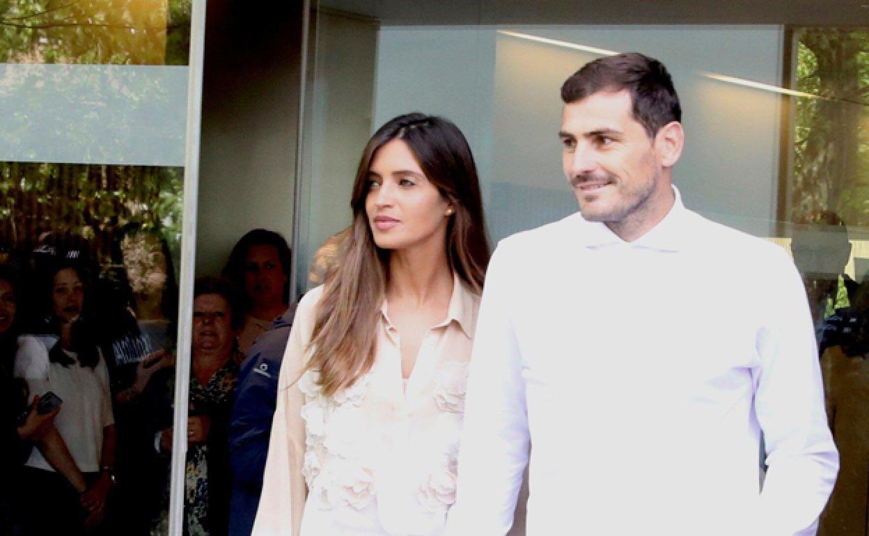 Imagen de archivo de Iker Casillas con Sara Carbonero. 