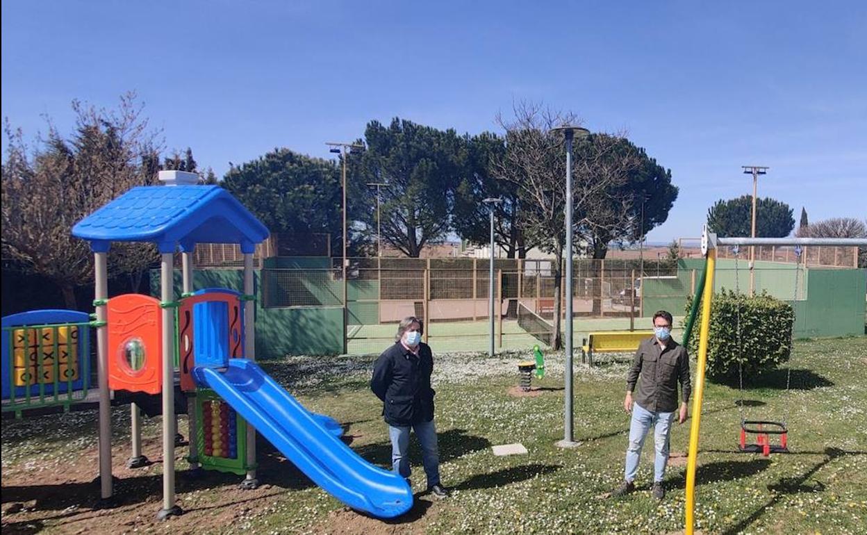 Aspecto que presenta el nuevo parque infantil