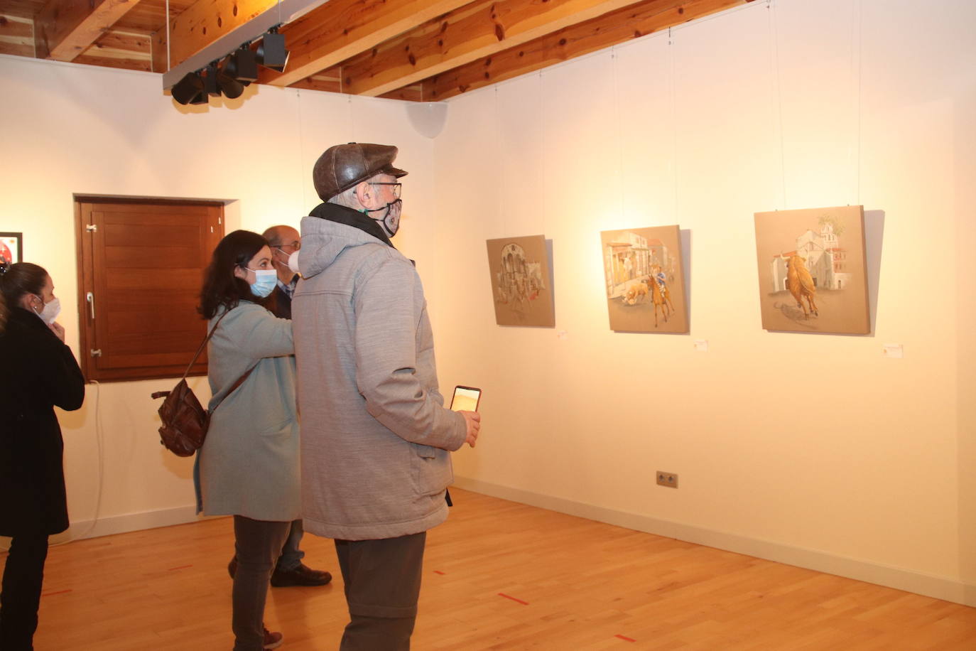 Imagen de una exposición anterior en la sala Tenerías..