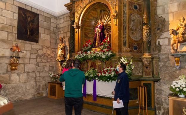 Veneración a Jesús de Medinaceli en San Miguel.