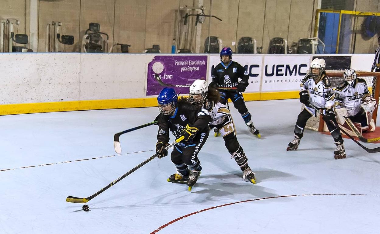 Imagen del partido de ida, disputado en Canterac