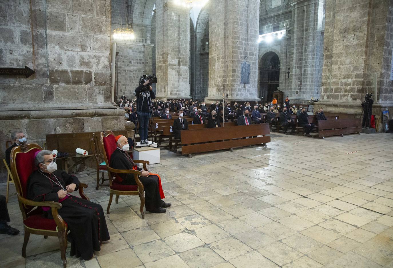 El padre Víctor Herrero de Miguel de la Orden de los Hermanos Menores de los Capuchinos ha sido el encargado del Sermón este Viernes Santo