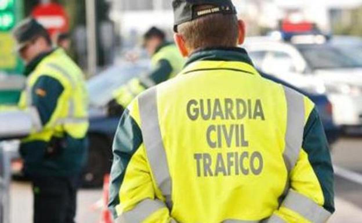 La Guardia Civil reguló el tráfico en esta vía.