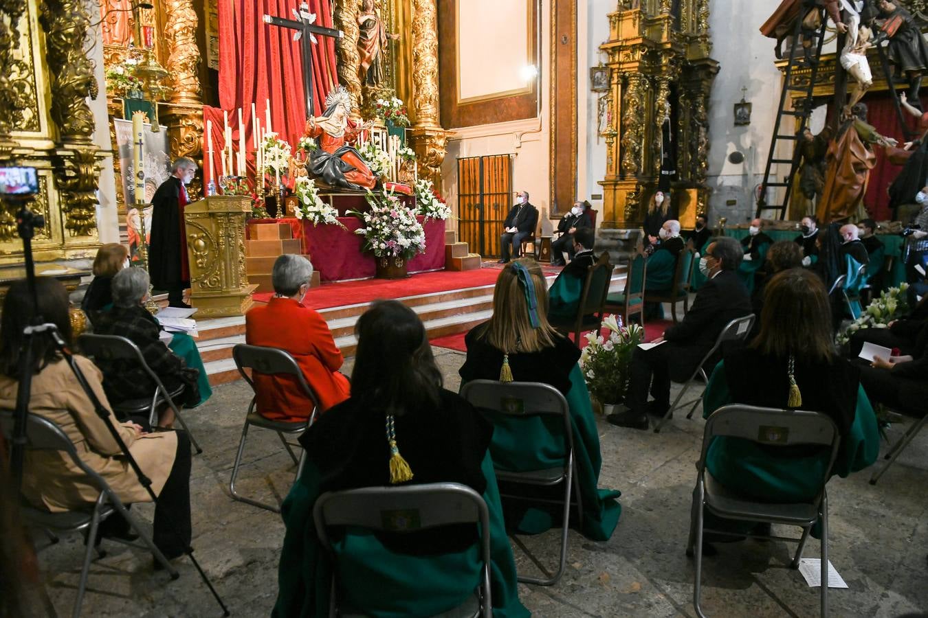 Fotos: Ofrecimiento de los Dolores en la iglesia de la Vera Cruz de Valladolid
