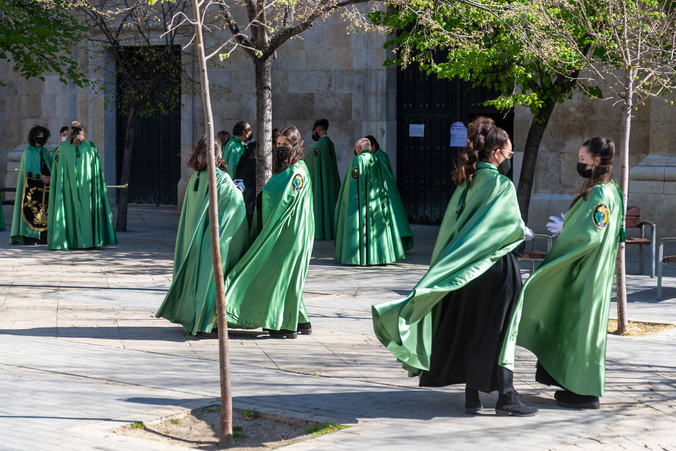 Fotos: El Rompimiento del Velo cierra la Semana Santa en Palencia