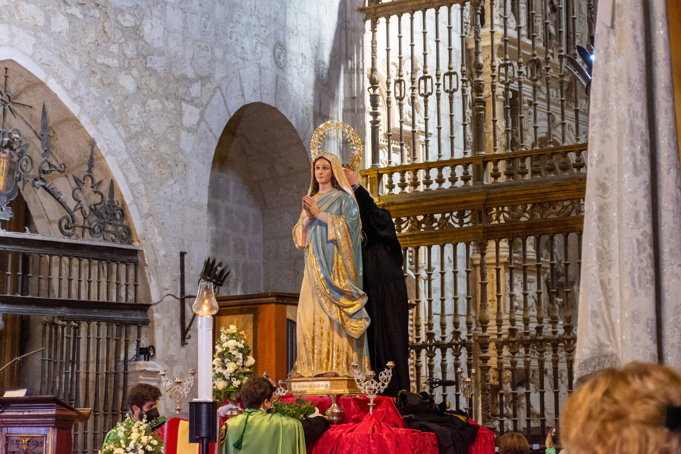 Fotos: El Rompimiento del Velo cierra la Semana Santa en Palencia