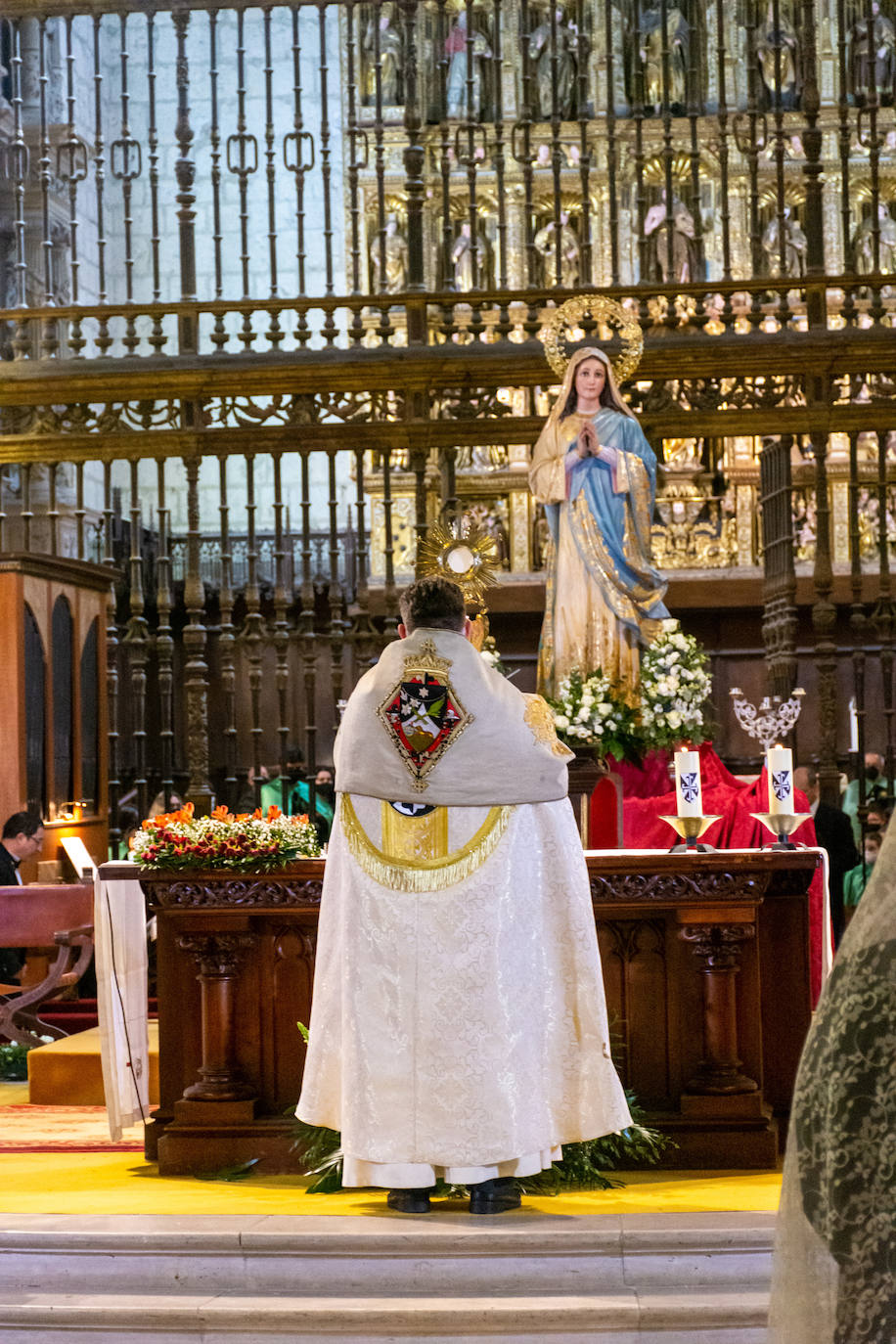 Fotos: El Rompimiento del Velo cierra la Semana Santa en Palencia