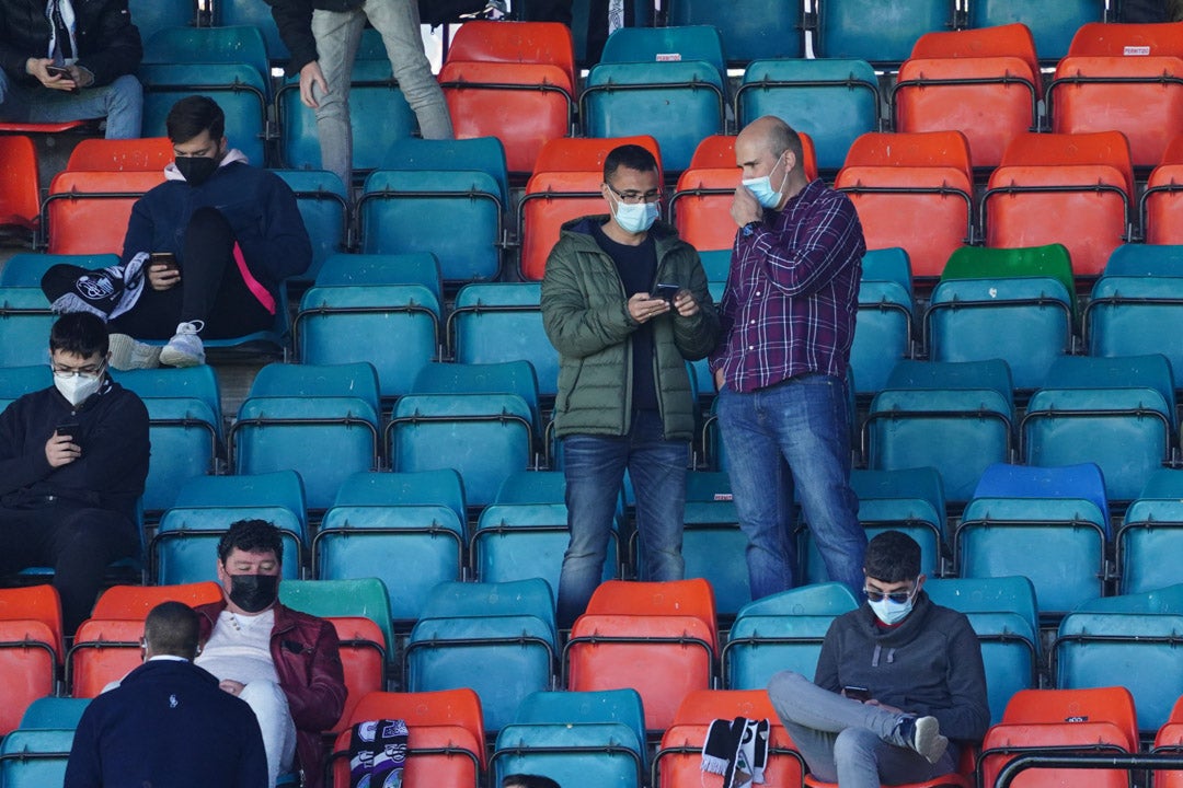 Aficionados del Salamanca en el Helmántico