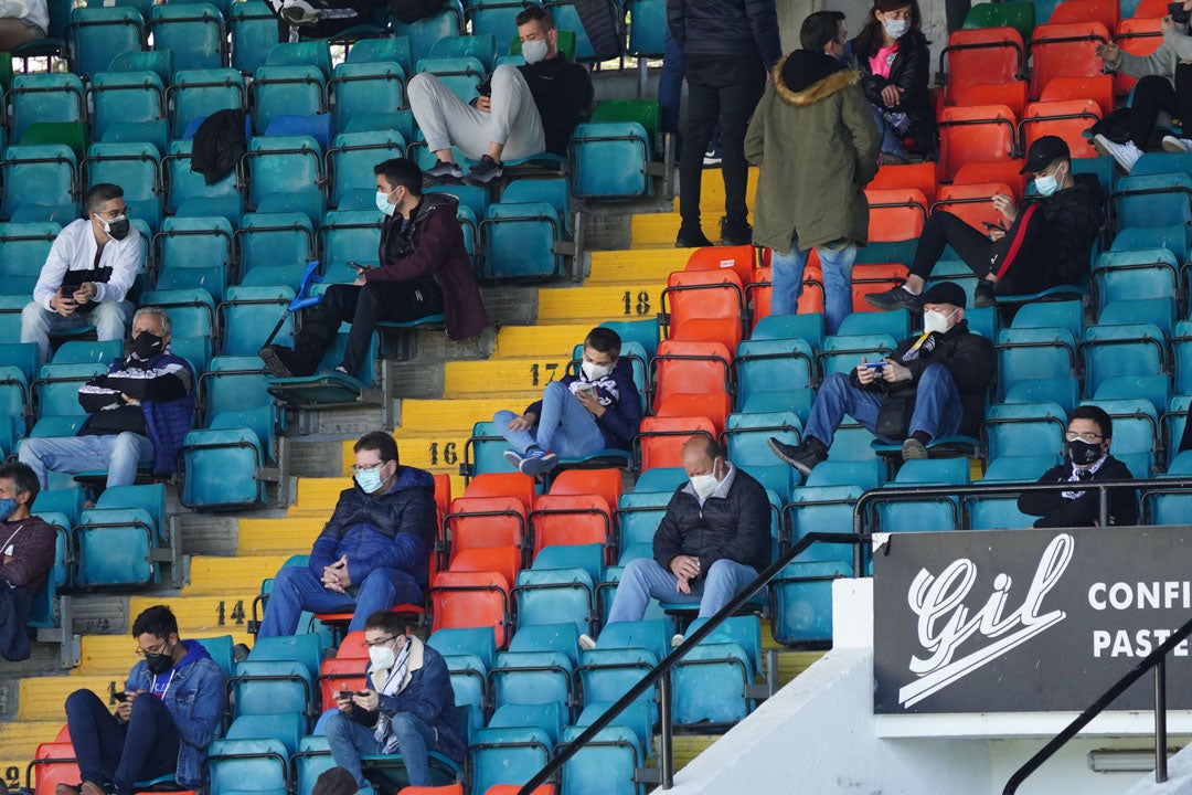 Aficionados del Salamanca en el Helmántico