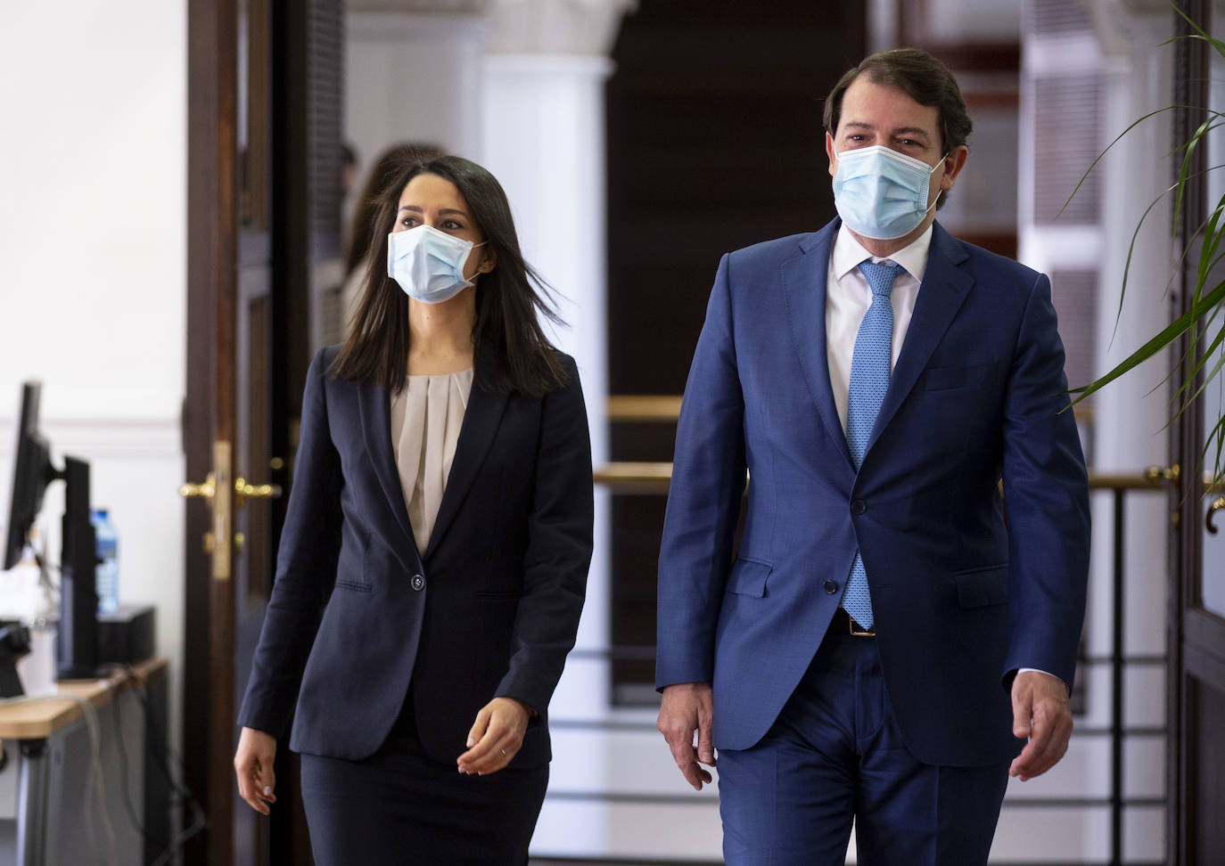 Inés Arrimadas visita Castilla y León. 