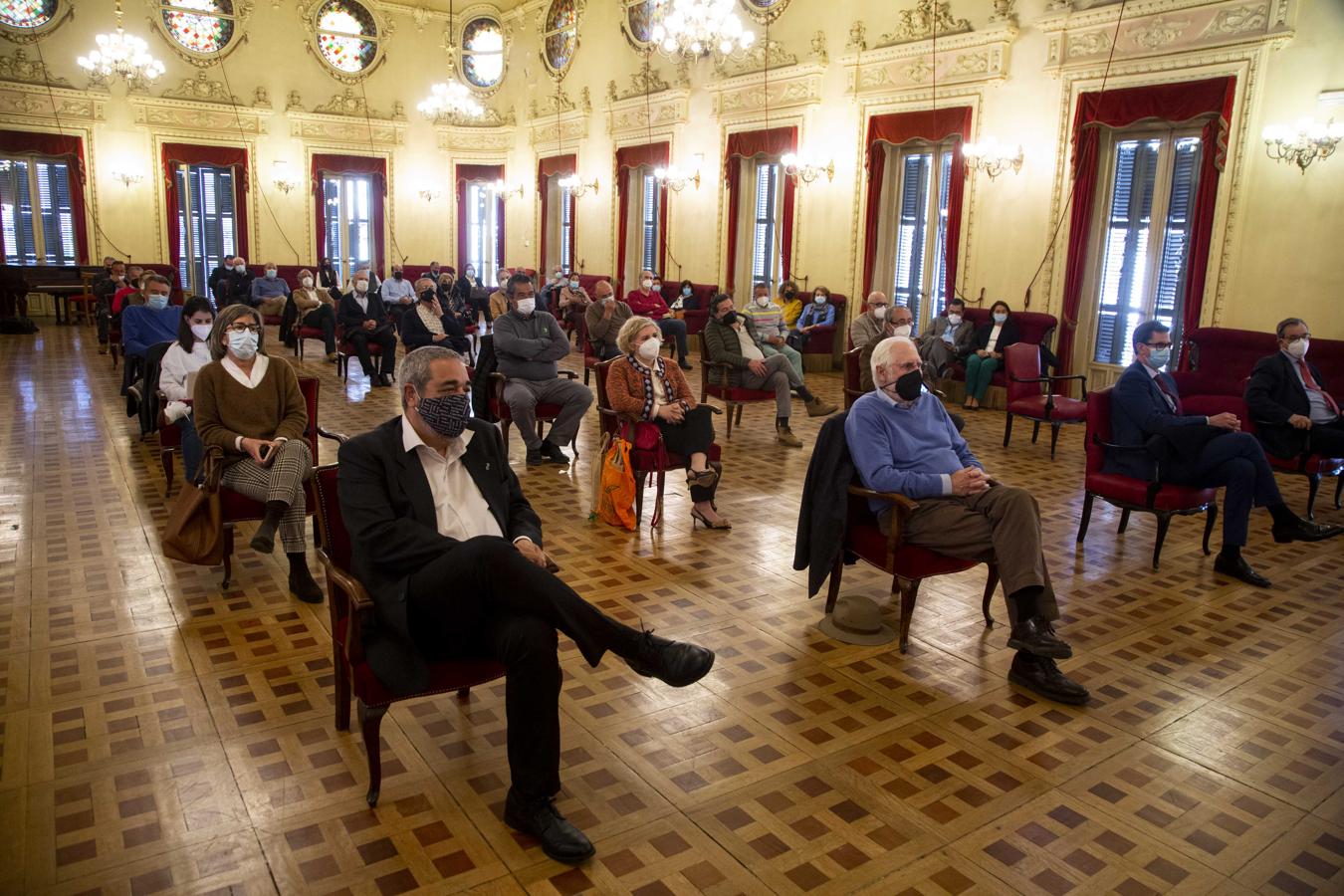 Por primera vez en muchos meses, el Aula de Cultura fue presencial