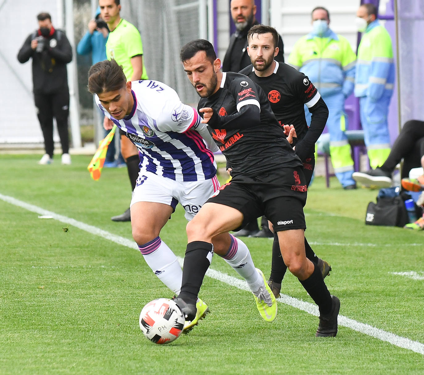 Así se ha jugado el encuentro entre el Valladolid-Promesas y el Zamora