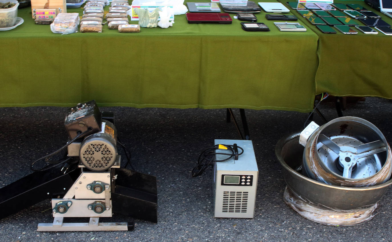 Operación antidroga en Segovia 