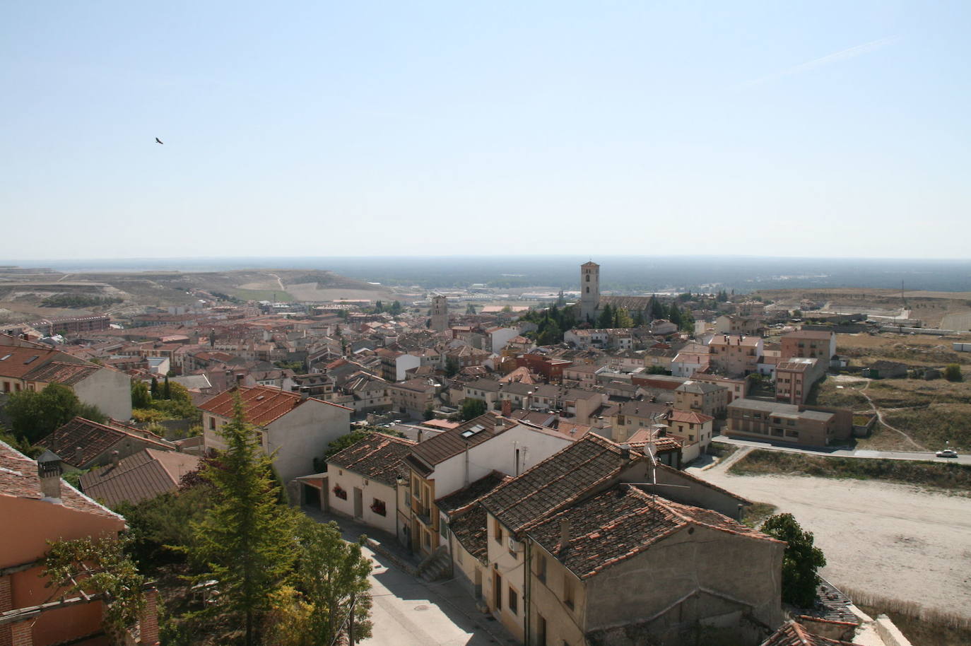 Vista panorámica de Cuéllar.