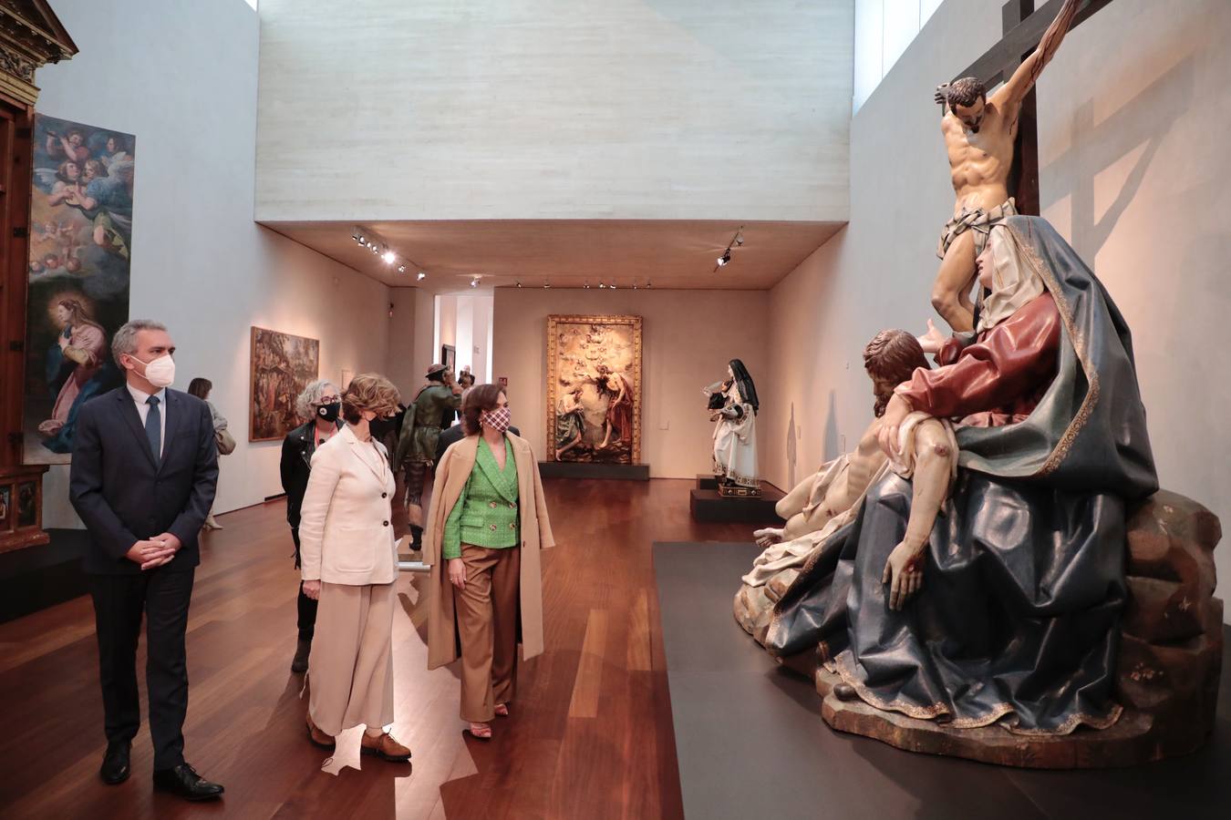 Fotos: Carmen Calvo visita el Museo Nacional de Escultura de Valladolid