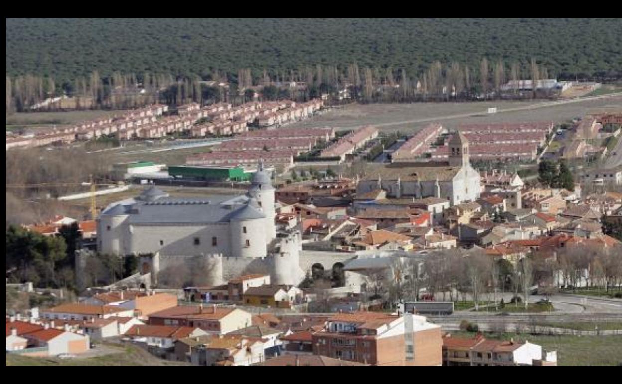 Panorámica del municipio vallisoletano de Simancas, que tiene la población con mayor renta de la comunidad. 