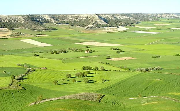 Páramos y valles cerrateños en la provincia de Palencia. 