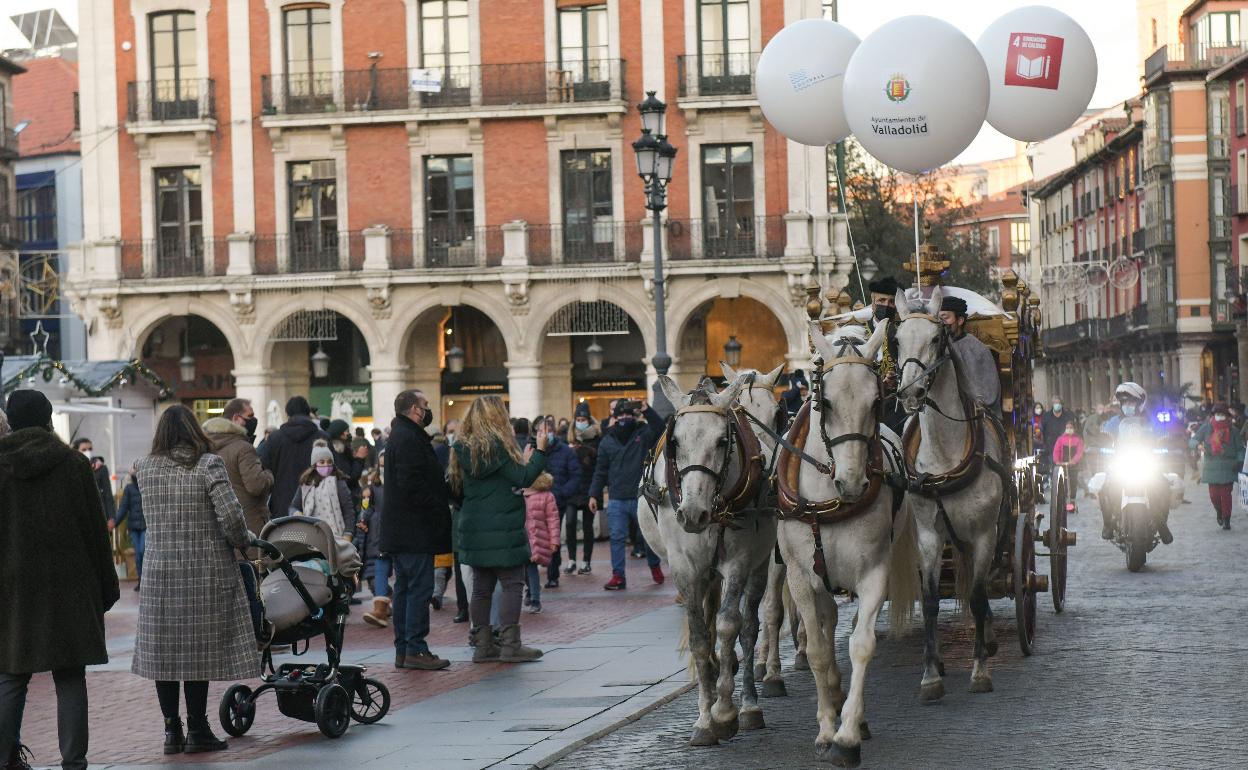 Cabalgata de Reyes de Valladolid, una de las actividades sancionadas. 