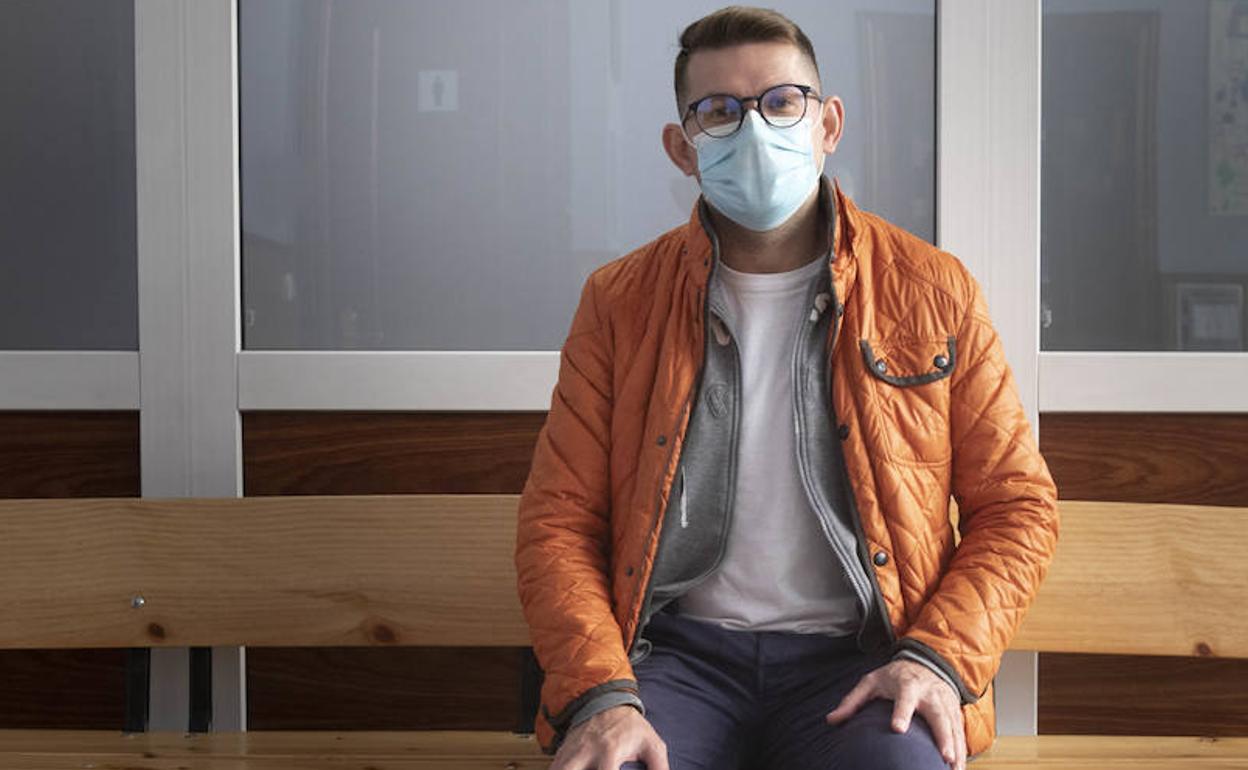 Néstor Molina, en la sede de Procomar en Valladolid. 