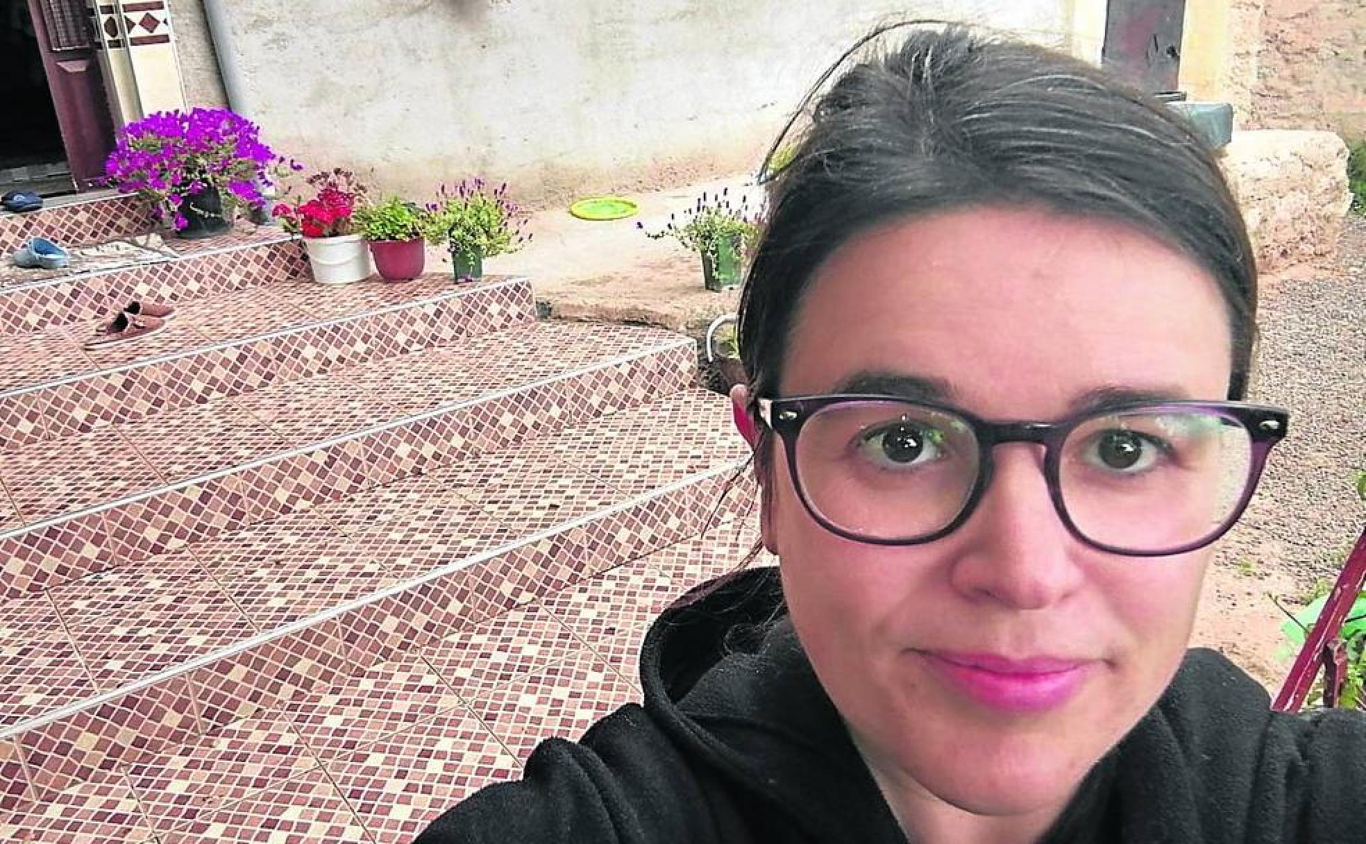 La segoviana Beatriz Rubio, en Marruecos. 