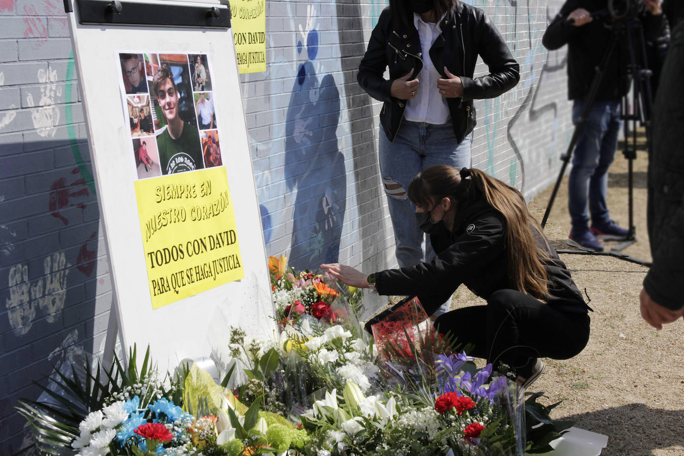 Fotos: Homenaje a David Hernández en Laguna de Duero