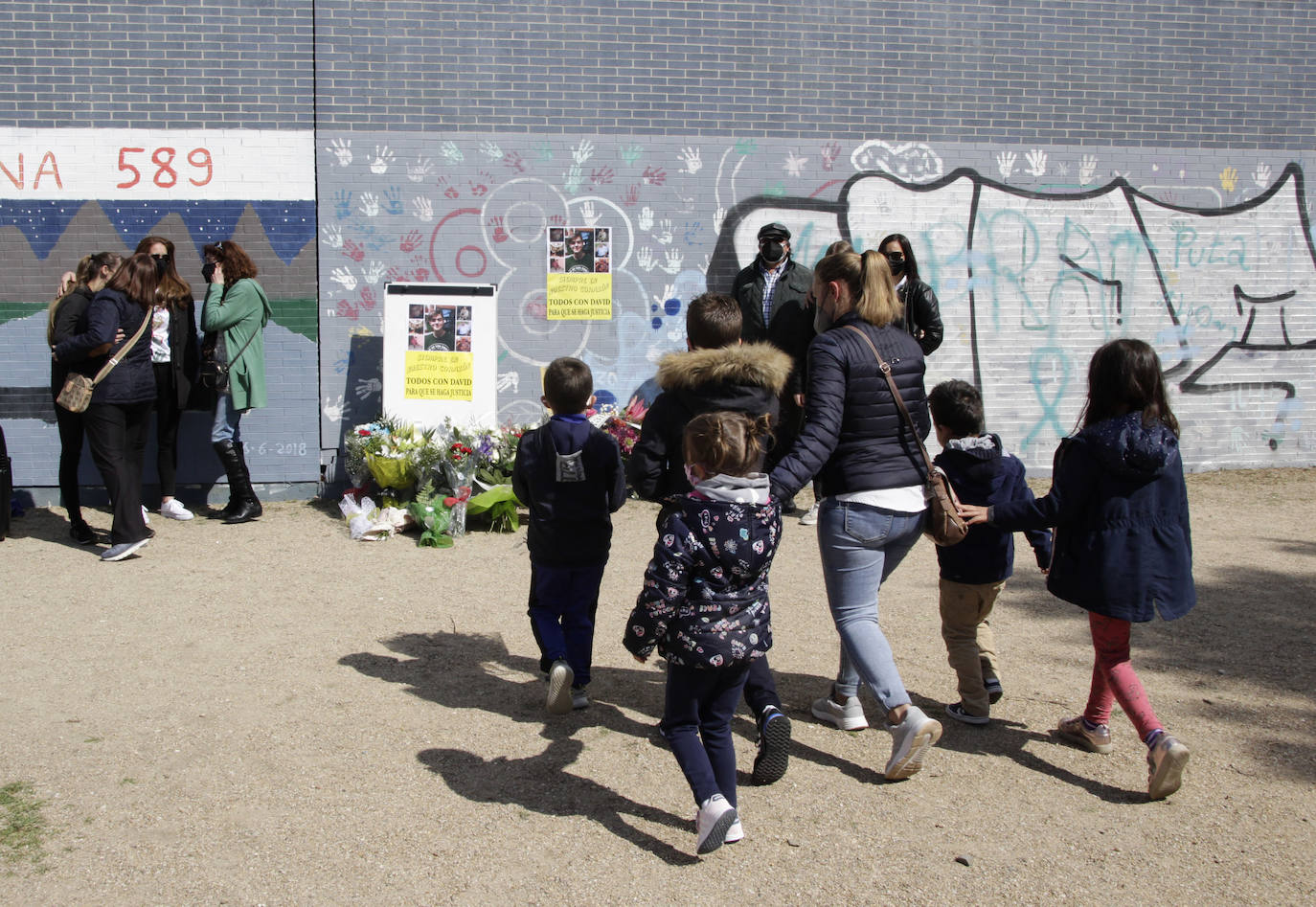 Fotos: Homenaje a David Hernández en Laguna de Duero