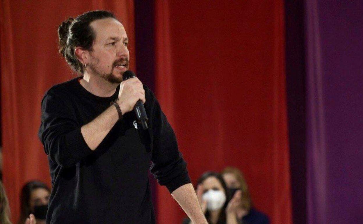El exvicepresidente del Gobierno, Pablo Iglesias. 