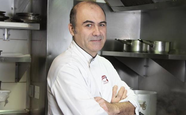 José Castrodeza, jefe de cocina del restaurante Villa Paramesa, en Valladolid. 