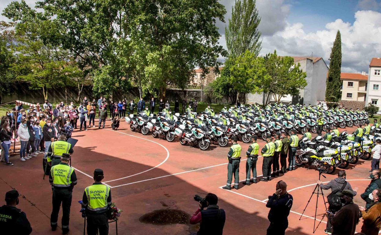 Homenaje en Ciudad Rodrigo a los agente fallecidos 