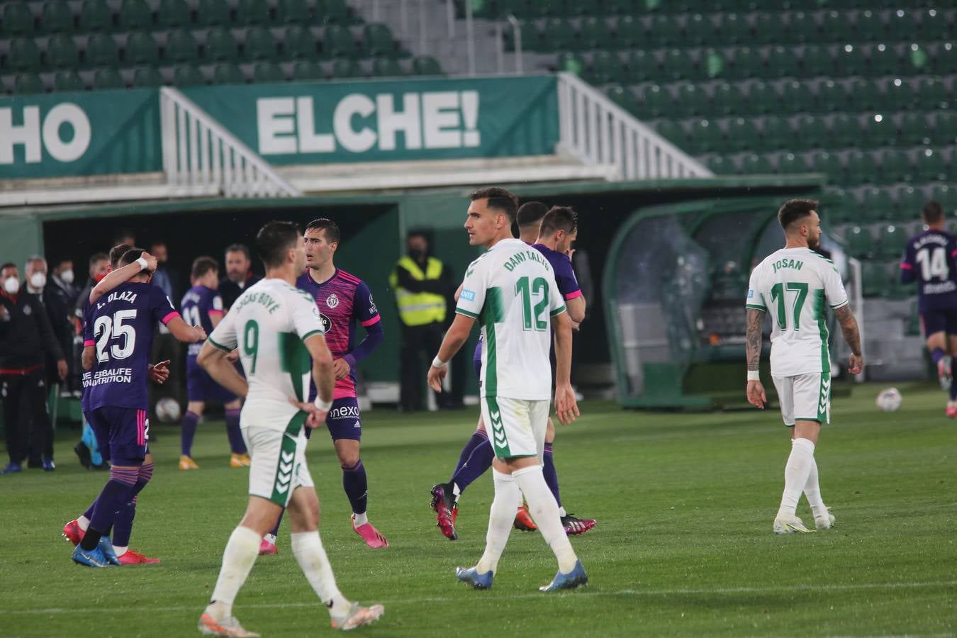Fotos: El Real Valladolid empata en Elche (1-1)