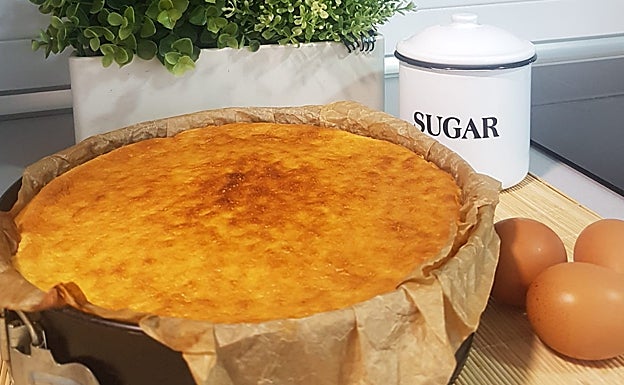 Imagen principal - Recetario Degusta: Esponjosa y sabrosa tarta de queso al estilo Mario