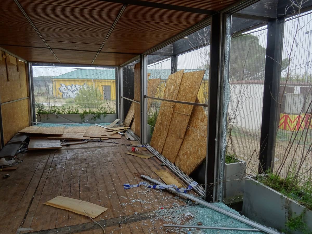 Fotos: Destrozos en las instalaciones de Pingüinos en la antigua Hípica Militar de Valladolid