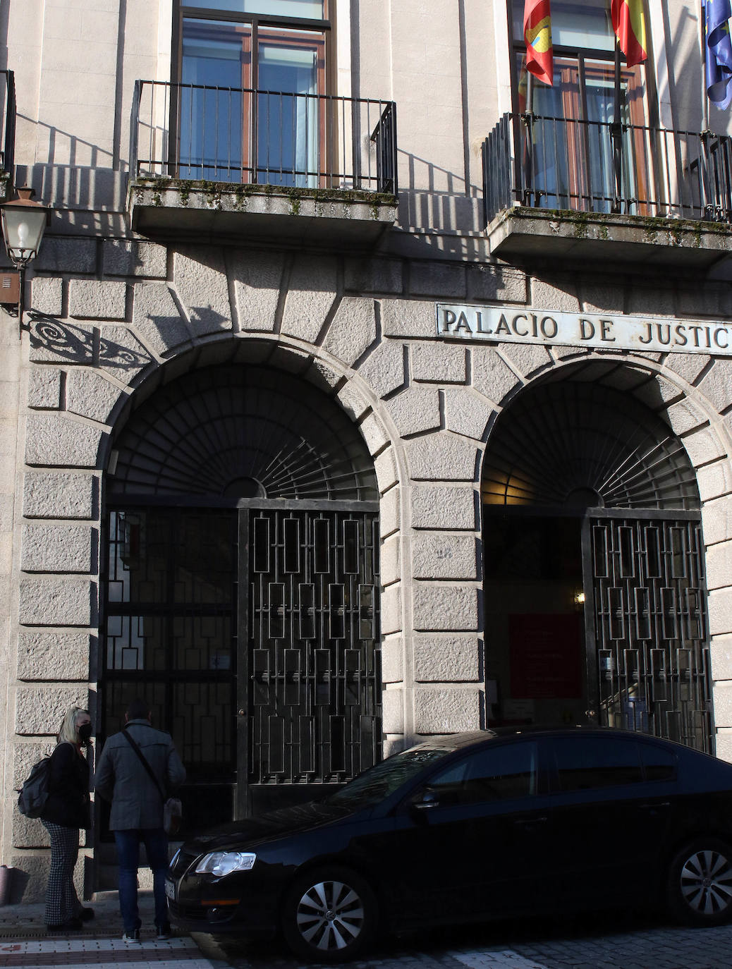 Fachada del Palacio de Justicia de Segovia.