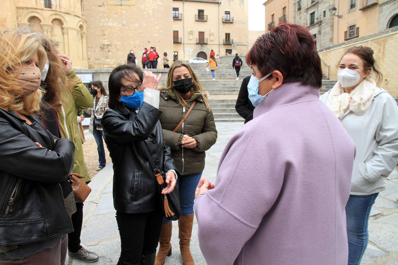 Actos en la plaza de Medina del Campo con motivo del Día de la Comunidad.