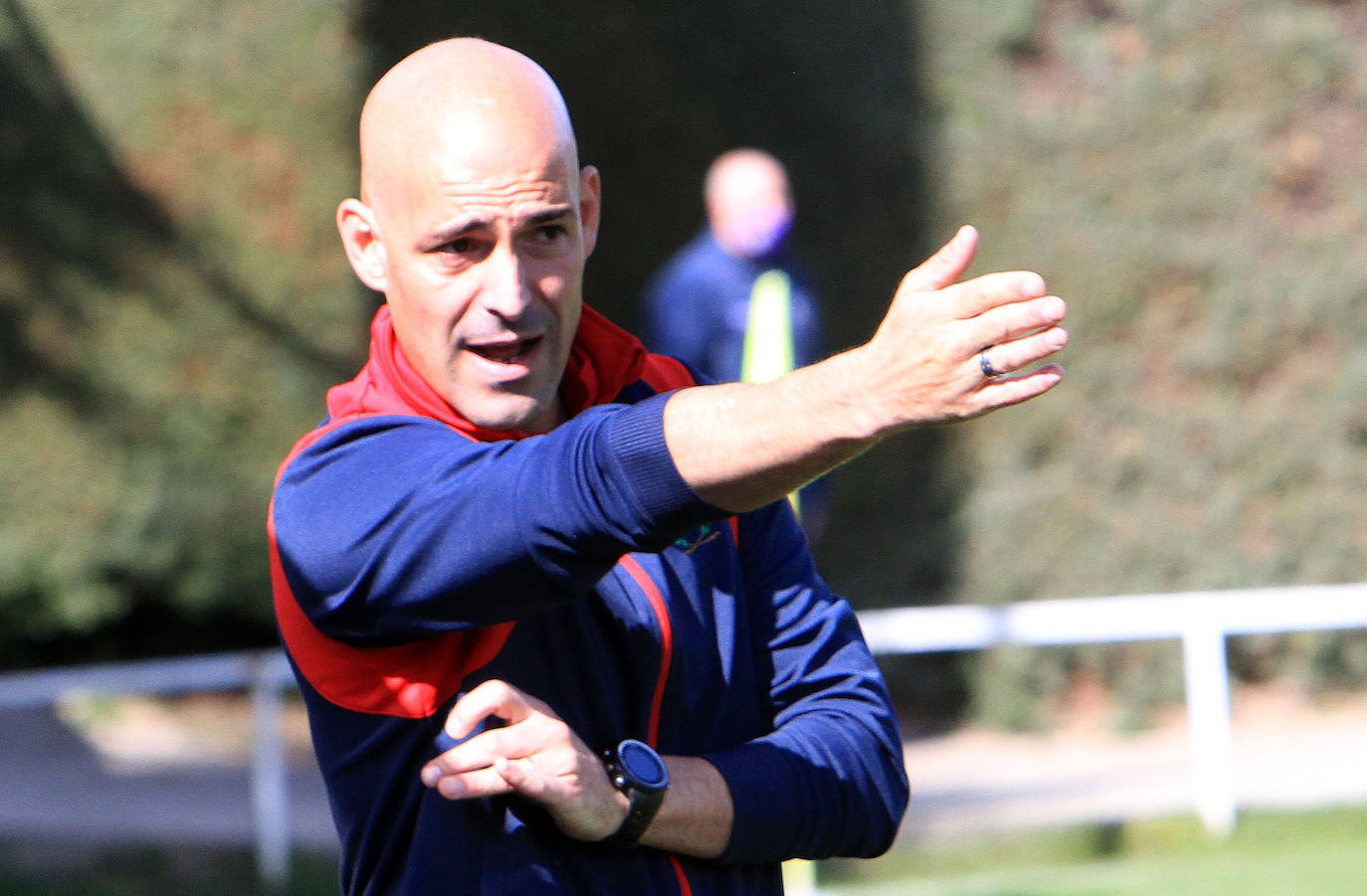 Jugadas del encuentro disputado entre La Granja y La Bañeza.