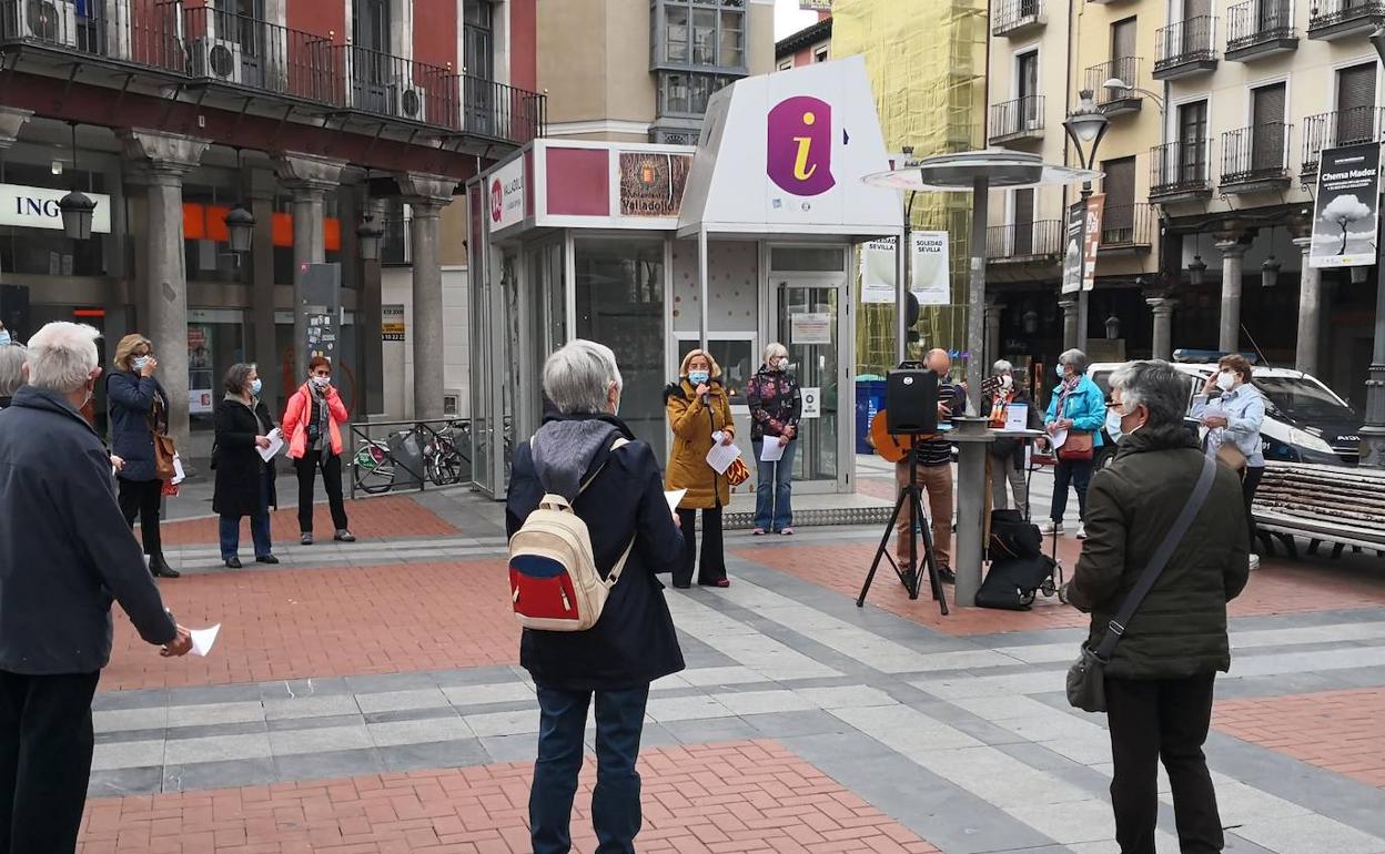 Concentración celebrada en Fuente Dorada. 