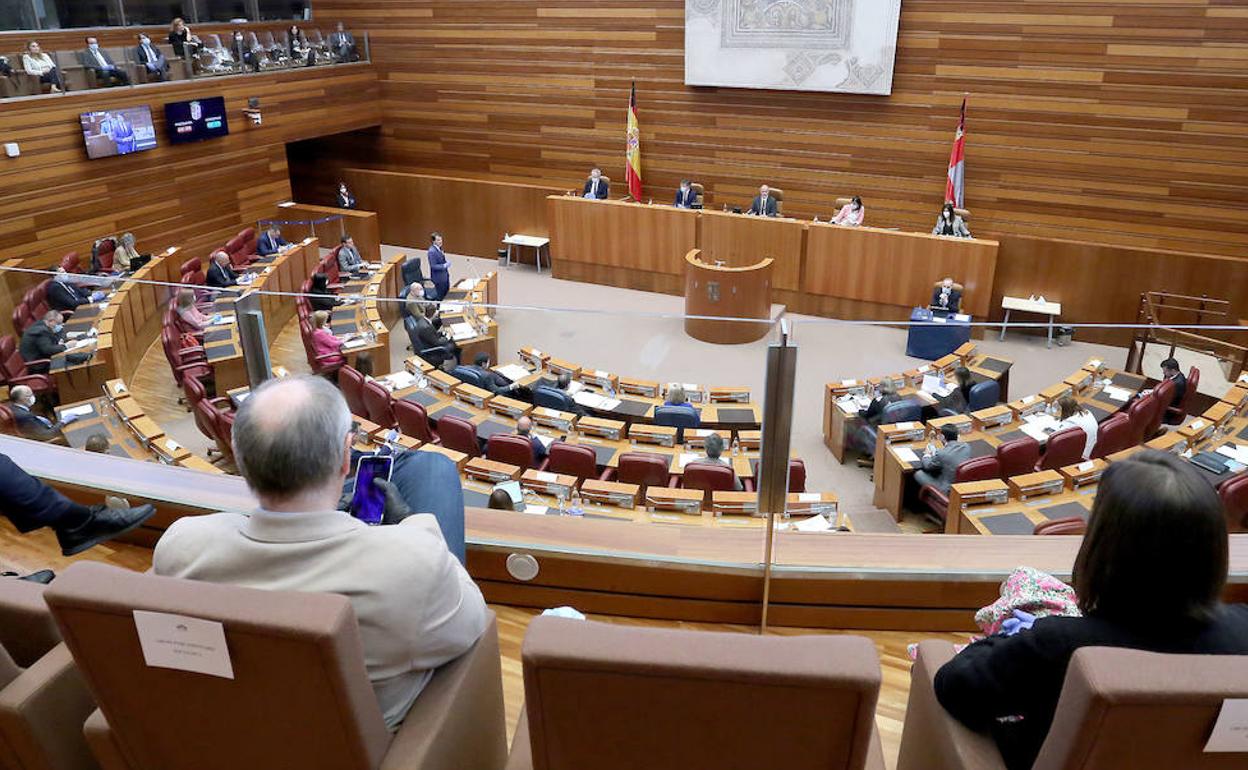 Pleno de las Cortes de Castilla y León.