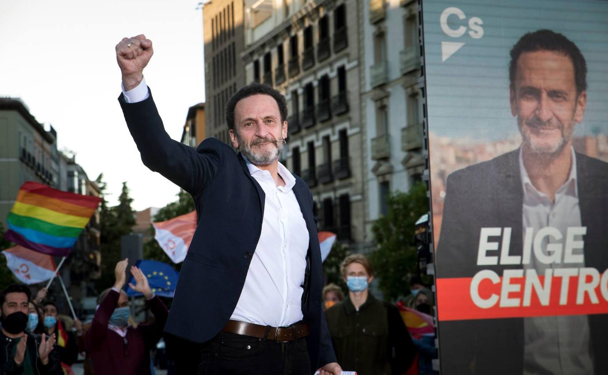 Edmundo Bal, en un acto de la campaña madrileña de Ciudadanos.