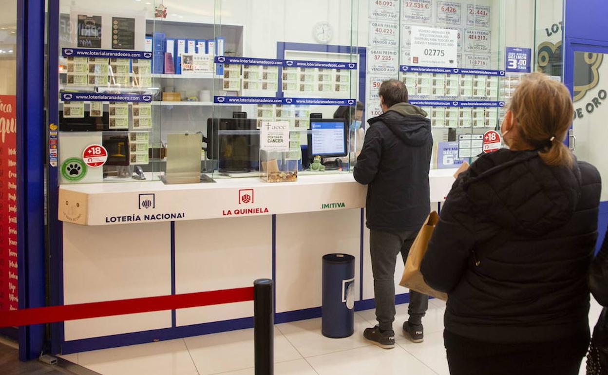 Una administración de lotería.