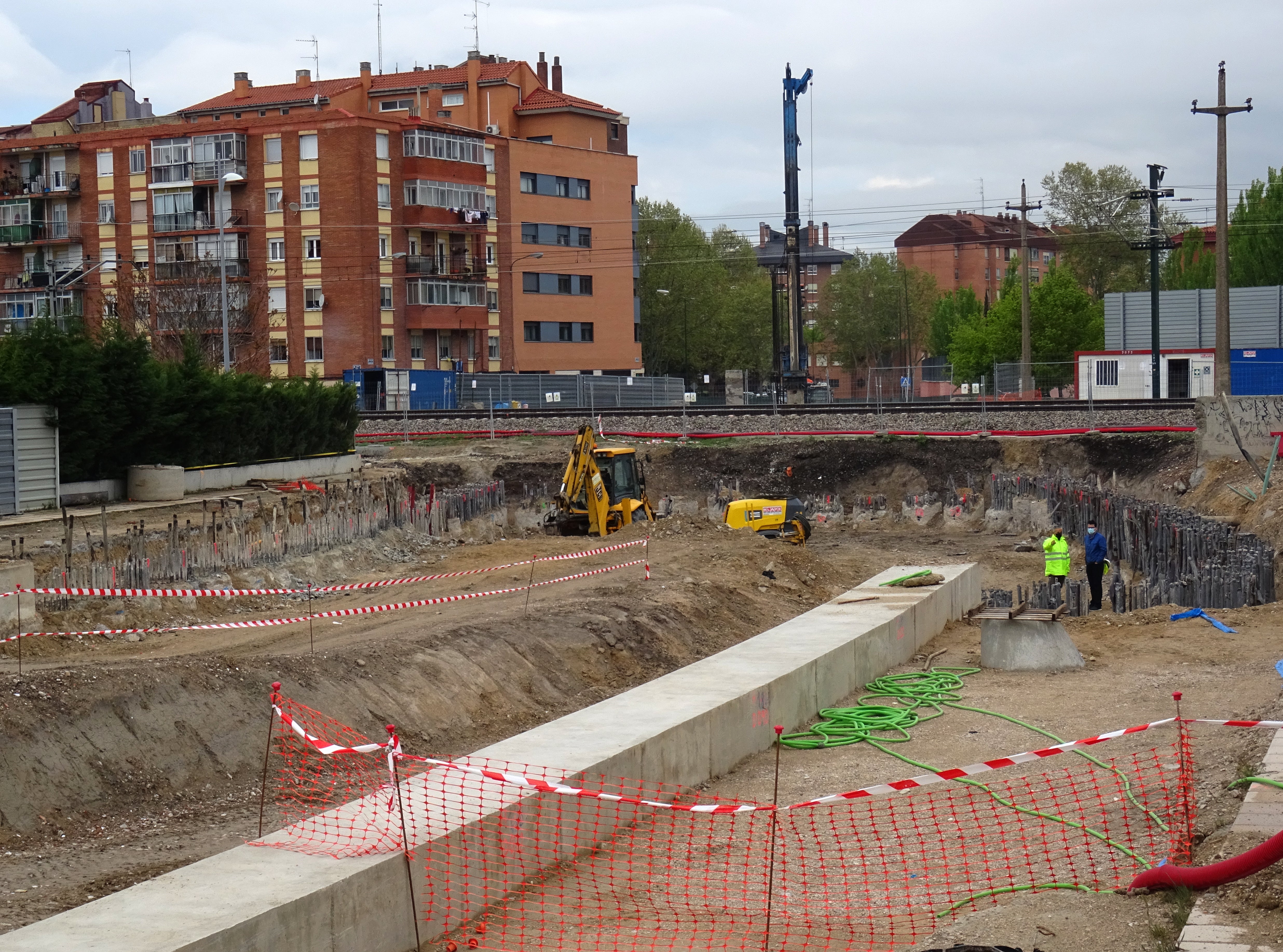 Fotos: Obras del túnel de Andrómeda en Valladolid